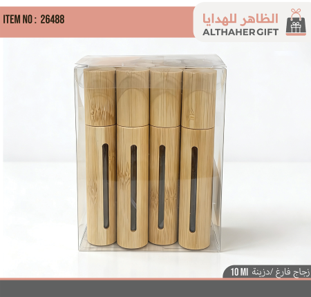 زجاج فارغ خشب 10مل /12